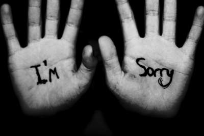I'm so sorry for all the people I've hurt in my life. I wish there was a way to go back and fix it.