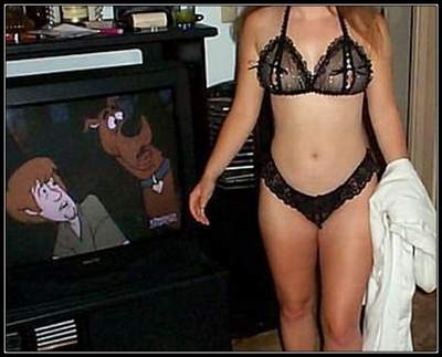 I like to get Naked in front of the TV and pretend that they are watching me.