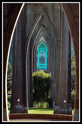 The arches in a Cathedral line up to appear to be the entrance to Female Annatomy.  Is this by accident or Archetural secret desine fron ancient times?
