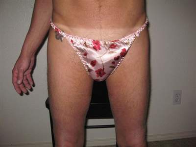 My ex likes to wear pretty, lacy women's underwear. I never told him, but I think he looked ridiculous and silly.