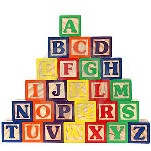I'm 45 years old and I like to play with ABC blocks when I am angry or sad