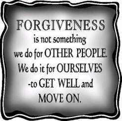 I question God when it comes to forgiving people who have wronged you. I don't know if I can ever be strong or good enough to forgive the men who molested me