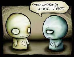 Your always mean to me. I want to leave, but don't have the gumption, cause I know you're vindictive and will use my mistakes against me.