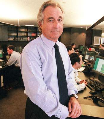 I think Bernie Madoff is really sexy in an older man bad-boy kind of way. I am 30. I'm also secretly happy all those greedy people lost money because of him.