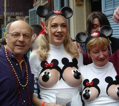 I went to Disney World, and all I got was a set of Mickey Mouse saggy ears. How about that douche bag!