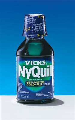 When my mind isn't busy with work or school and I'm home I take Nyquil to force myself to sleep and keep my mind away from you and our break up. It's working.