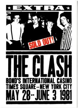 My wife thinks our wedding was the best day of my life, but it was really the night I saw The Clash at Bond’s Casino. I would pay anything to relive that night.