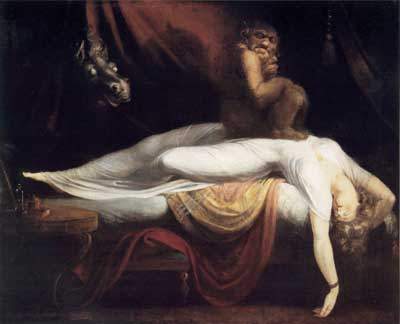 for years I thought I was possessed by the devil. You should have seen the look on my doctors face. Turns out it was sleep paralysis. ha ha ha I'm such an idiot
