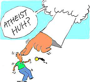 I hate atheist.Atheist are mean spirited intolerant controling jackasses.They go out of their way to commit bigotry towards ppl in religions. I hope u ppl die!