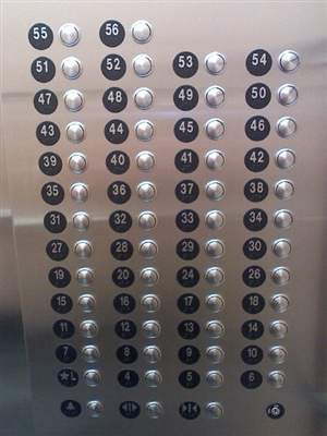 When I'm on the elevator, I feel superior to people who live on a lower floor.
