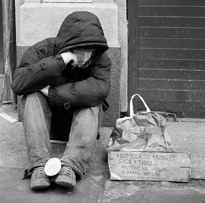 I hate homeless people ... they smell.