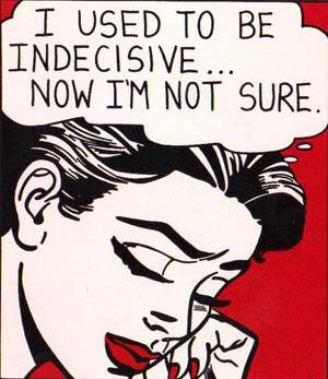 I tell 2 men I want to be with them.  I can't decide between them because I am afraid I will make the wrong choice and regret it for the rest of my life.