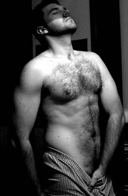I love my boyfriend only because of his hairy chest.  Hope he never finds out that&#39;s all it is.  